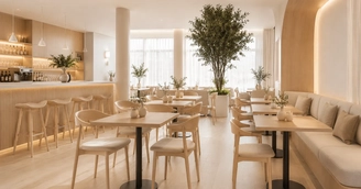 монтаж мебели Кафе, ресторанам и HoReCa мебель bro
